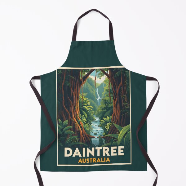 Item preview, A Vintage Illustration of Daintree National Park -  Australia designed and sold by GoodOldVintage.