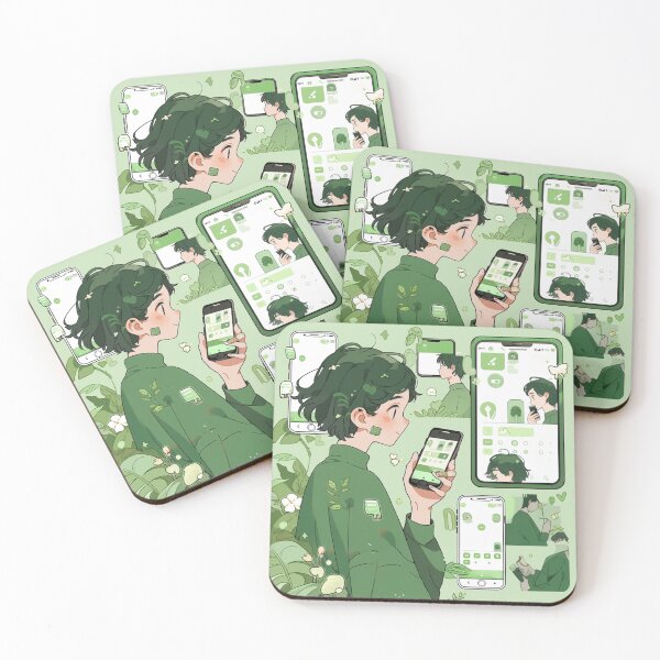 Item preview, Anime en verde designed and sold by madkiitten.