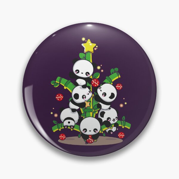 Item preview, Panda Christmas Tree – Cute Kawaii Holiday Tee designed and sold by HOLY-D-TEE.