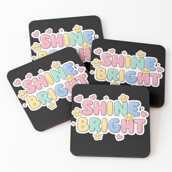 Item preview, Shine Bright | Kawaii Cute Motivational T-Shirt designed and sold by MofazStyle.