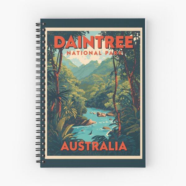 Item preview, A Vintage Illustration of Daintree National Park -  Australia designed and sold by GoodOldVintage.