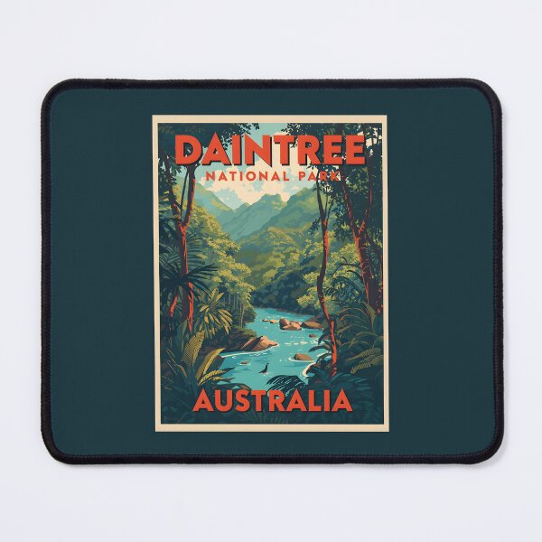 Item preview, A Vintage Illustration of Daintree National Park -  Australia designed and sold by GoodOldVintage.