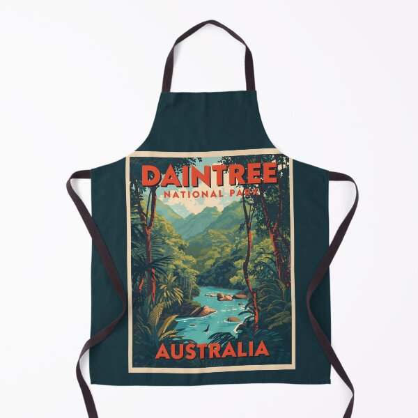 Item preview, A Vintage Illustration of Daintree National Park -  Australia designed and sold by GoodOldVintage.