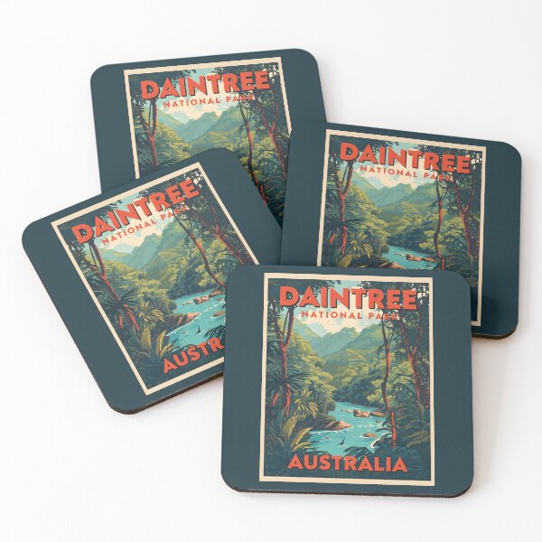 Item preview, A Vintage Illustration of Daintree National Park -  Australia designed and sold by GoodOldVintage.