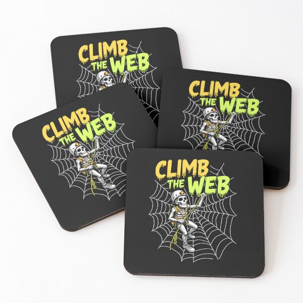 Item preview, Climb the Web Halloween Shirt designed and sold by sharifex.