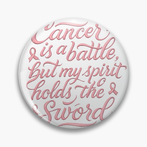 Item preview, Tipografía de lazo para la concientización sobre el cáncer | Frase inspiradora de guerrero designed and sold by kouddad.