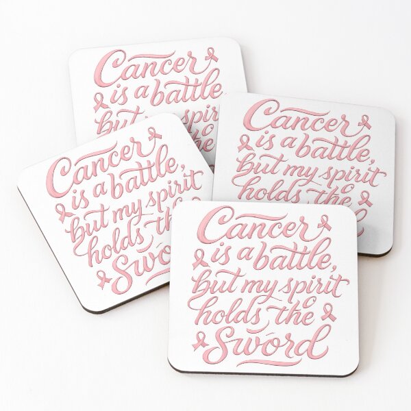 Item preview, Cancer Awareness Ribbon Typography | Inspirational Warrior Quote designed and sold by kouddad.
