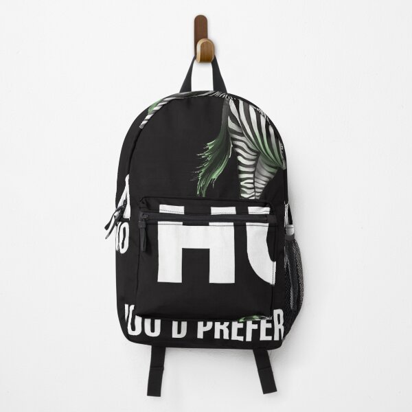 Item preview, Hum You'D Prefer An Adtronaut Funny Zebra designed and sold by MaryZarate.