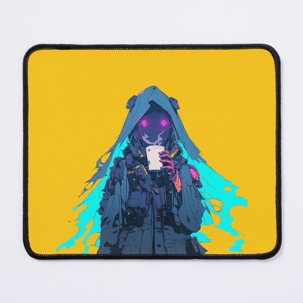 Item preview, Cyberpunk Neon Ghost with Coffee designed and sold by Christian Weiss.