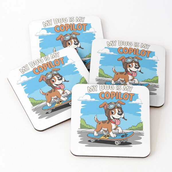 Item preview, My dog is my copilot t-shirt designed and sold by TheHappyHaul.
