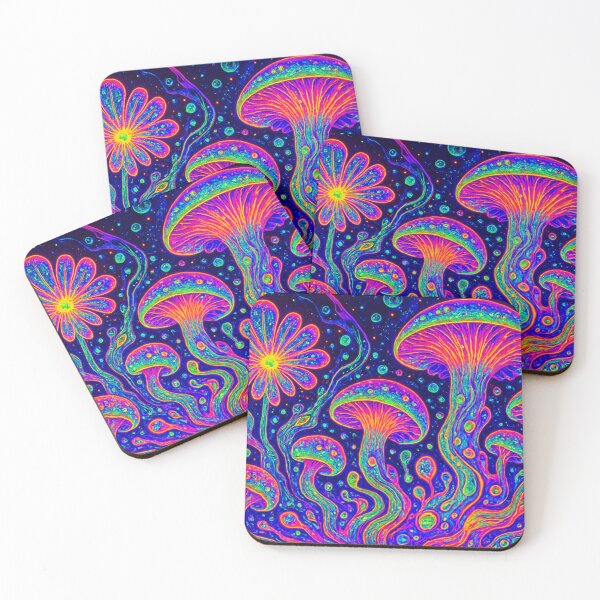Item preview, Neon dreams in the cosmic garden designed and sold by Sigtrix.