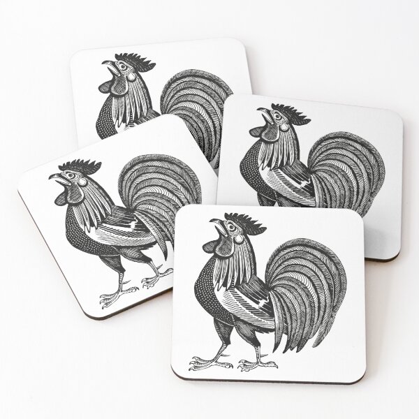 Item preview, Posada's Fighting Rooster designed and sold by Patterns 1920.
