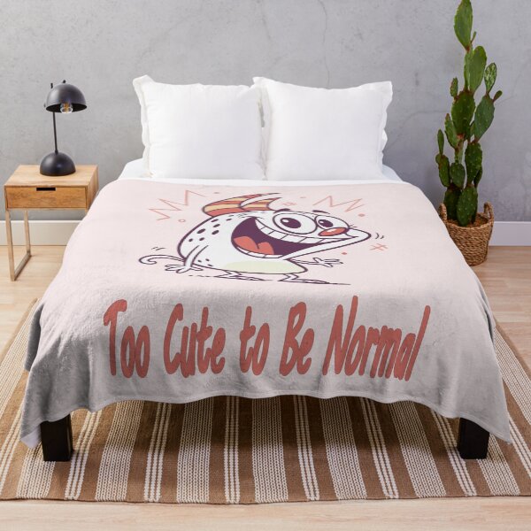 Item preview, Too Cute to Be Normal – Funny Cartoon Monster designed and sold by AgarutanPrint.