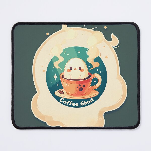 Item preview, Coffee Ghost Retro Badge designed and sold by Christian Weiss.