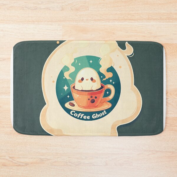 Item preview, Coffee Ghost Retro Badge designed and sold by Christian Weiss.
