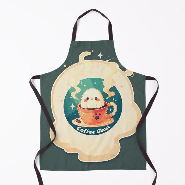 Item preview, Coffee Ghost Retro Badge designed and sold by Christian Weiss.