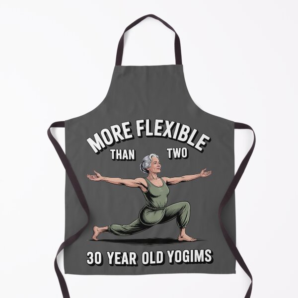 Item preview, More Flexible Than Two 30 Year Olds yogims designed and sold by Printed Mistakes.