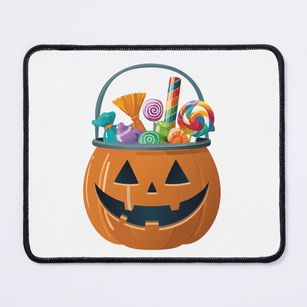 Item preview, Calabaza de Halloween divertida con dulces designed and sold by Marcite.