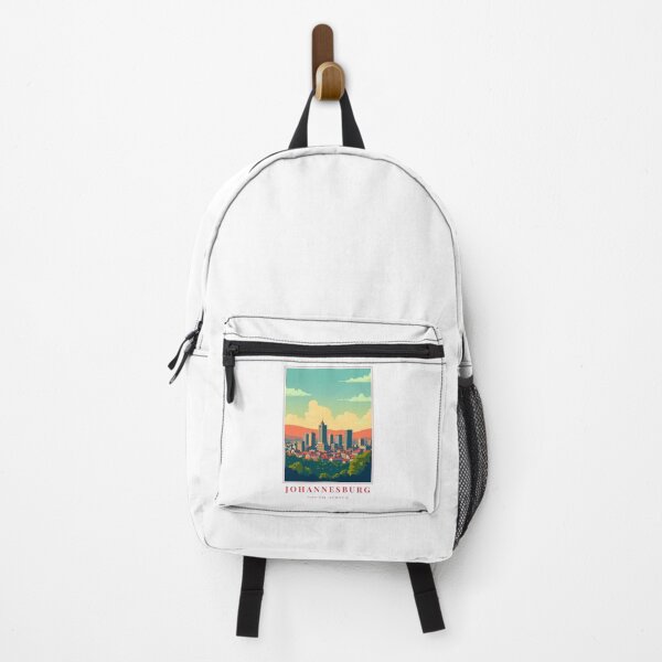 Item preview, Johannesburg South Africa Illustration – Hillbrow Tower, Street Murals & City of Gold designed and sold by MapMyMiles.