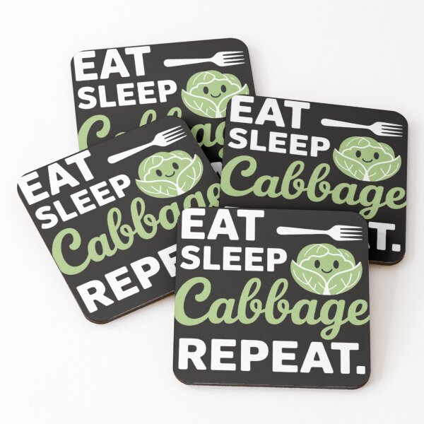 Item preview, Eat Sleep Cabbage Repeat  designed and sold by MaryZarate.