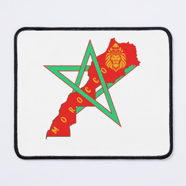 Item preview, Moroccan Map & Lion Symbol Artwork designed and sold by johsef.