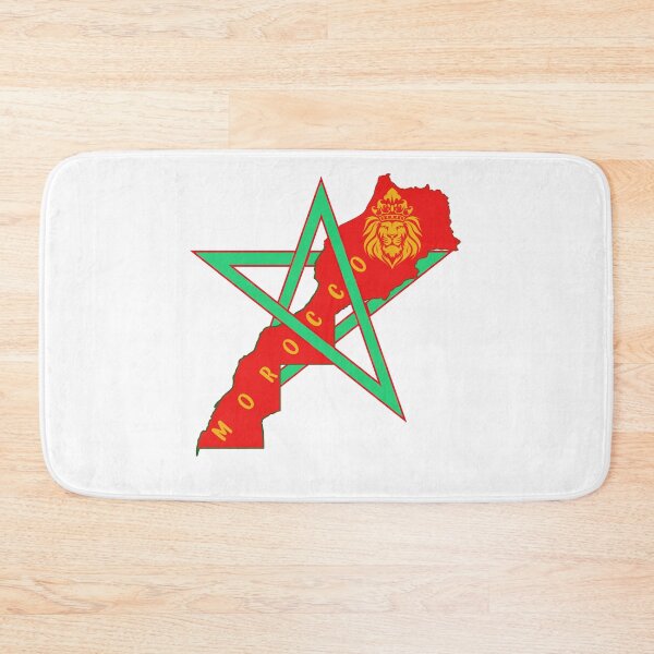 Item preview, Moroccan Map & Lion Symbol Artwork designed and sold by johsef.