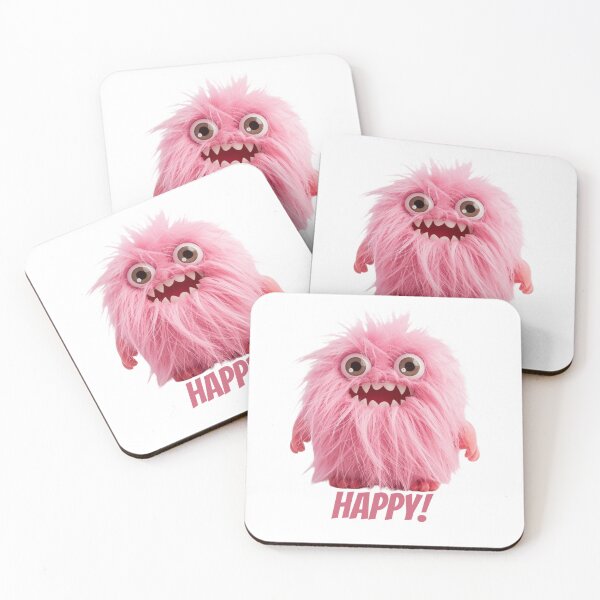 Item preview, Happy Pink Monster designed and sold by DesignAFind.