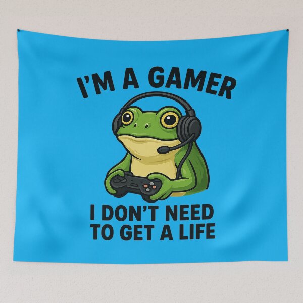 Item preview,  Title I'm a Gamer - I Don't Need to Get a Life designed and sold by ArtNovaX.