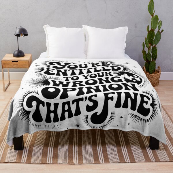 Item preview, You’re Entitled To Your Wrong Opinion Retro Sarcastic Quote Sticker designed and sold by NArtdesigns.