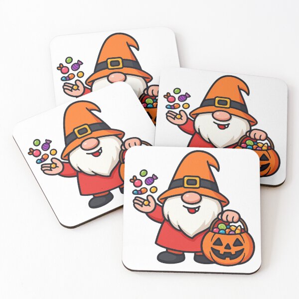 Item preview, Halloween Gnome Giving Candy T-Shirt – Cute Trick or Treat Design designed and sold by PrintCreations9.