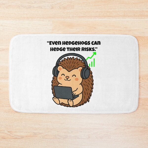 Item preview, Hedge Their Risks: Smart Investing Hedgehog designed and sold by Latitude 1°N.
