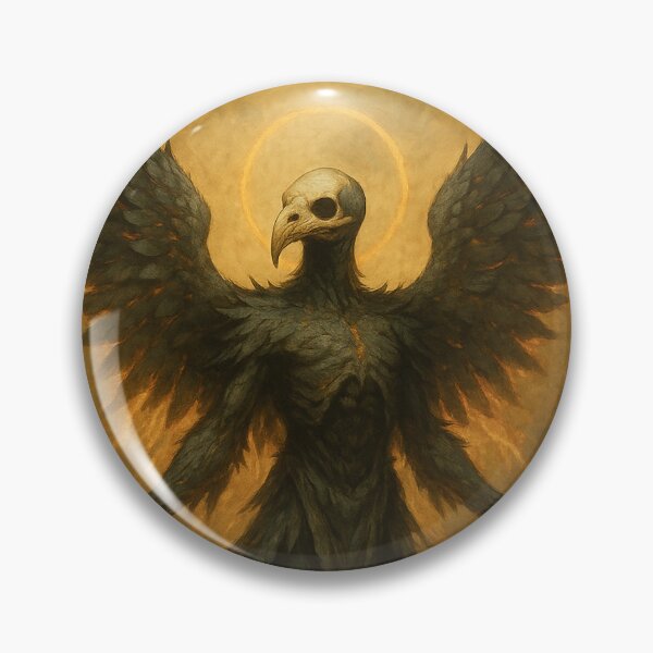 Item preview, Oblivion Seraph – Dark Celestial Guardian Art designed and sold by MAN  FROM MARS.