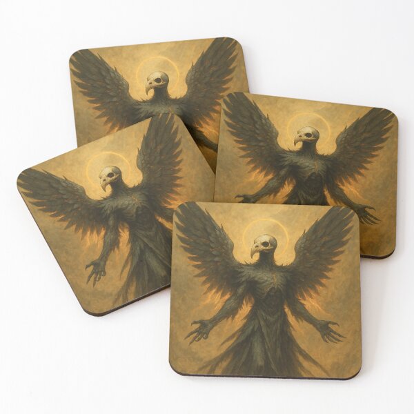 Item preview, Oblivion Seraph – Dark Celestial Guardian Art designed and sold by MAN  FROM MARS.