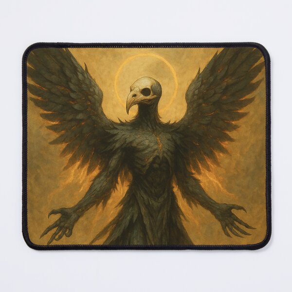 Item preview, Oblivion Seraph – Dark Celestial Guardian Art designed and sold by MAN FROM MARS.