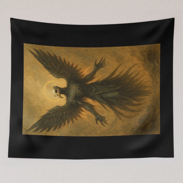 Item preview, Oblivion Seraph – Dark Celestial Guardian Art designed and sold by MAN  FROM MARS.