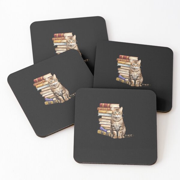 Item preview, Bramble Cat And Books designed and sold by hogattfrew.