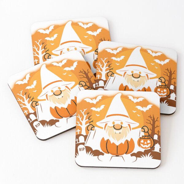 Item preview, Halloween Gnome with Cloak and Flying Bats T-Shirt – Cute Spooky Design designed and sold by PrintCreations9.