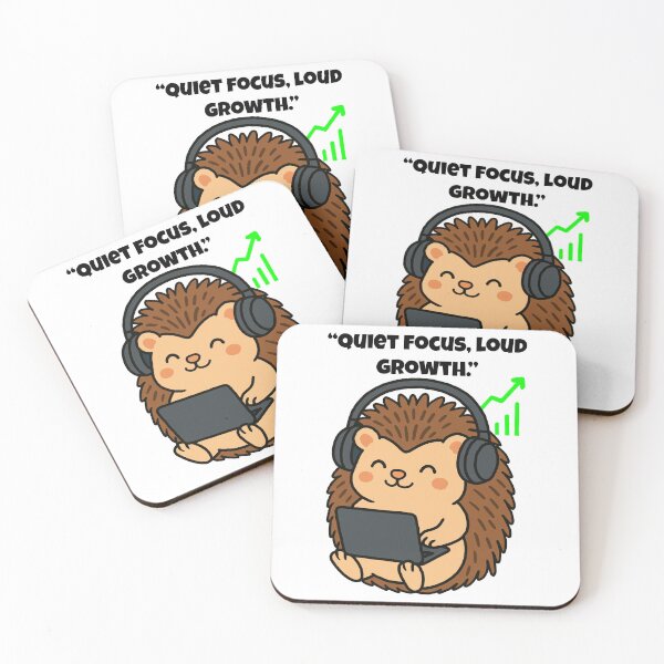 Item preview, Quiet Focus: Techy Hedgehog designed and sold by Latitude 1°N.