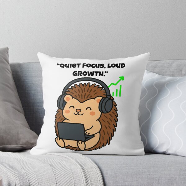 Item preview, Quiet Focus: Techy Hedgehog designed and sold by Latitude 1°N.