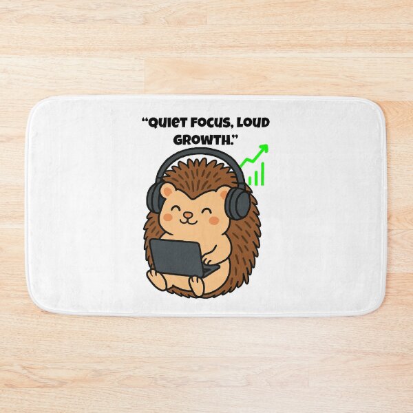 Item preview, Quiet Focus: Techy Hedgehog designed and sold by Latitude 1°N.