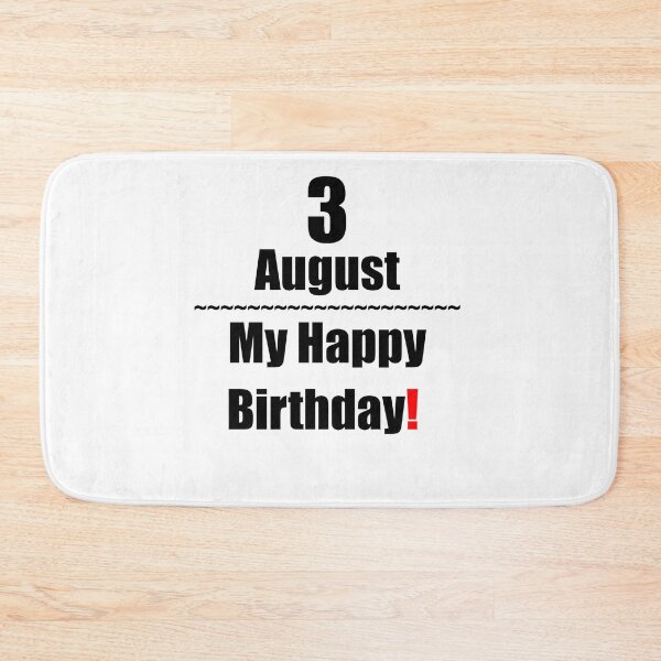 Item preview, 3 August Birthday designed and sold by ariksworld.