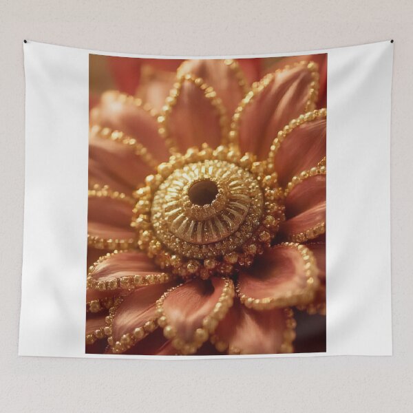 Item preview, Golden Flower of Luxury – Elegance and Shine designed and sold by RAKO13.