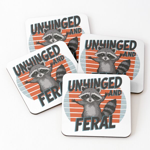 Item preview, Unhinged and Feral Raccoon designed and sold by StonebridgeArt.