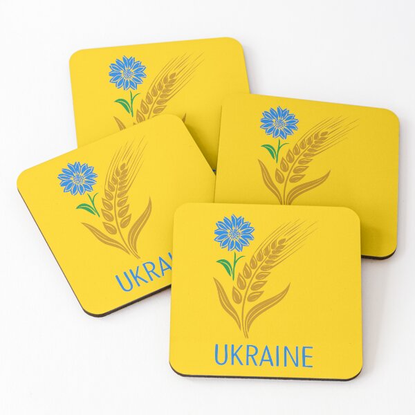 Item preview, Ukraine Wheat Cornflower Heritage Ukrainian Agricultural Symbol designed and sold by cabana.space.