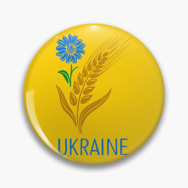 Item preview, Ukraine Wheat Cornflower Heritage Ukrainian Agricultural Symbol designed and sold by cabana.space.