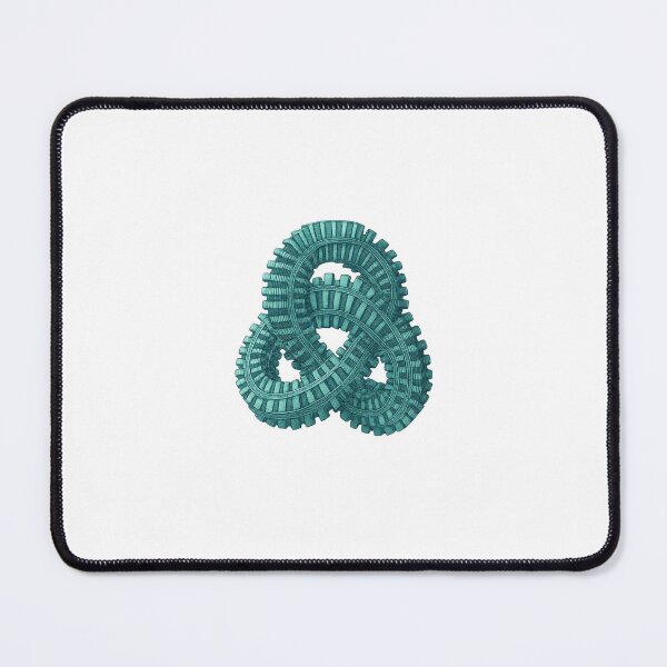 Item preview, escher inspired impossible knot cog designed and sold by Sad Owl.