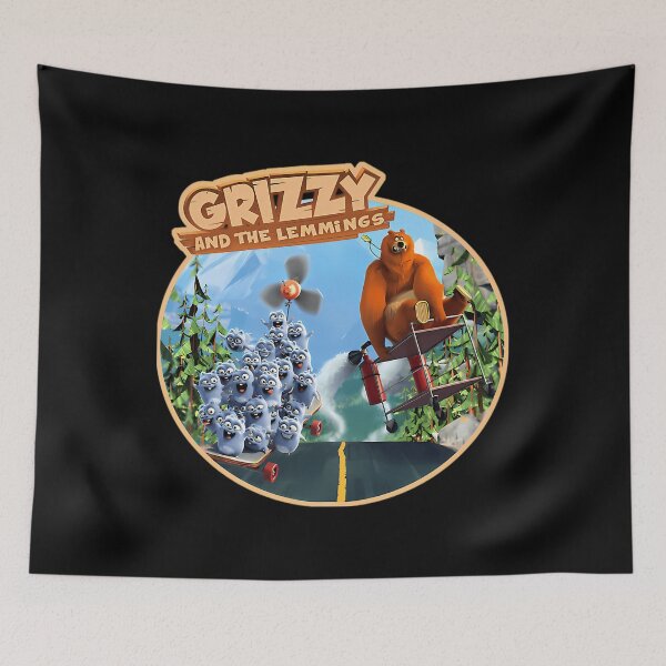 Item preview, Grizzy And The Lemmings Run designed and sold by Thermal-Holden.
