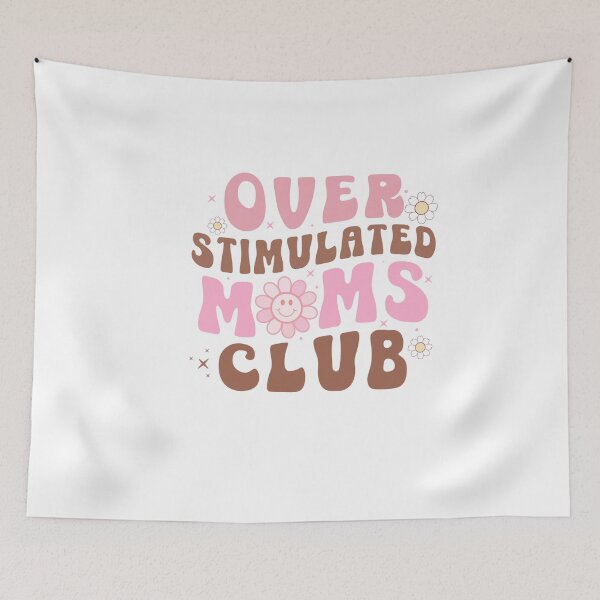 Item preview, over stimulated moms club designed and sold by artcultreone.