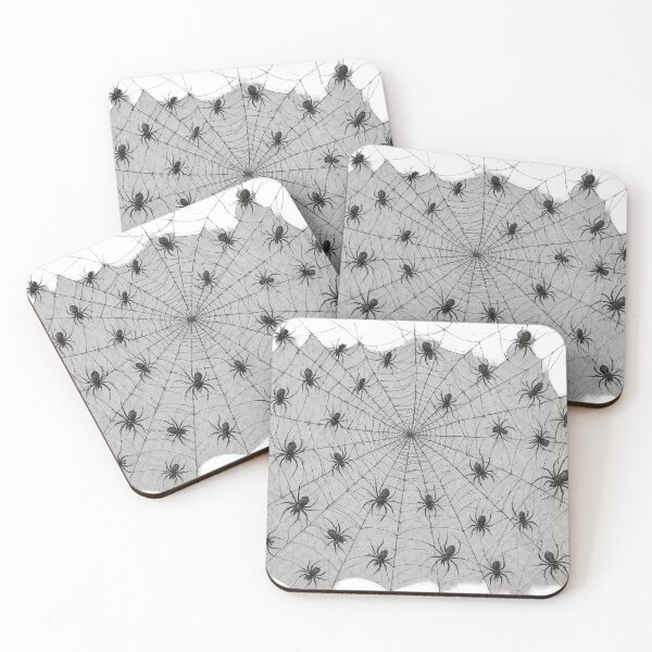 Item preview, Halloween Spiderweb with Numerous Spiders designed and sold by ArtNovaX.