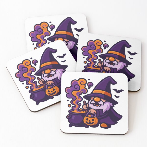 Item preview, Wizard Gnome Stirring Cauldron T-Shirt – Cute Magical Halloween Design designed and sold by PrintCreations9.